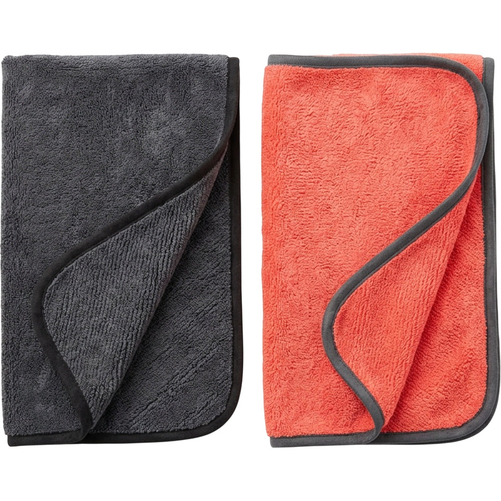 Negoods Twisted-Loop Car Drying Towel Set of 2 60 x 40 cm 800 GSM - Product view